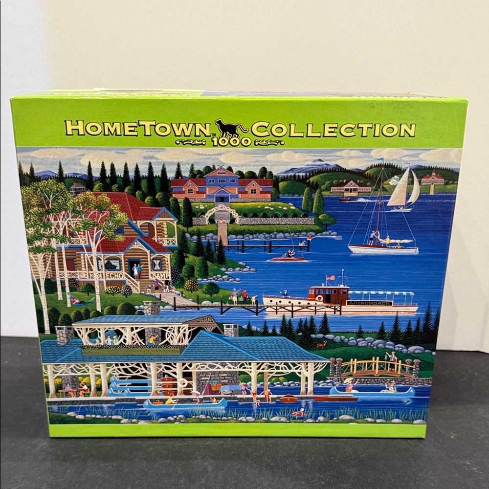 Hometown Collection 1000 Piece Jigsaw Puzzle Adirondacks SALE🔴3/$25!